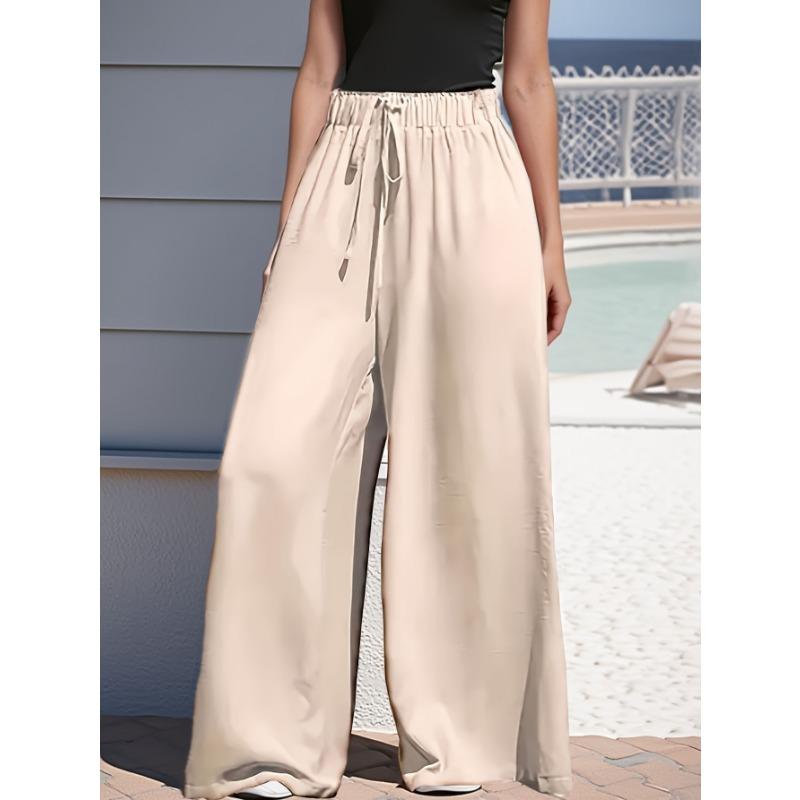 DAFIFY Damenmode, lässig, einfarbig, bedruckt, hohe Taille, Hosen, Hosen und Caprihosen