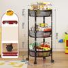 Rotatable Kitchen Storage Rack