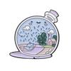 And Stylish Fun Cartoon Animal Brooch Pins With Unique Dreamy Drifting Art Bottle