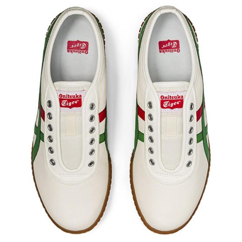 ONITSUKA TIGER Tsunahiki Slip On Beige Green Sneakers 1183B452-102