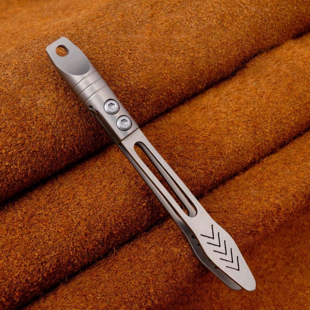 Precision Tool Anti-Slip Tweezers Waterproof CNC Clip Portable Keychain Pendant  Splinter Removal