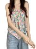 Women's Loose Floral Halter Neck Camisole - Summer 2025 Trend