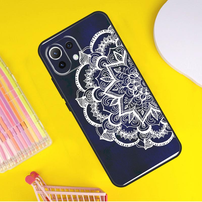 Mandala Flower Cover For Xiaomi 14 Ultra 13 11T 12T 13T 14T Pro POCO X7 X6 Pro X3 X5 F3 F5 M6 F6 Pro Case