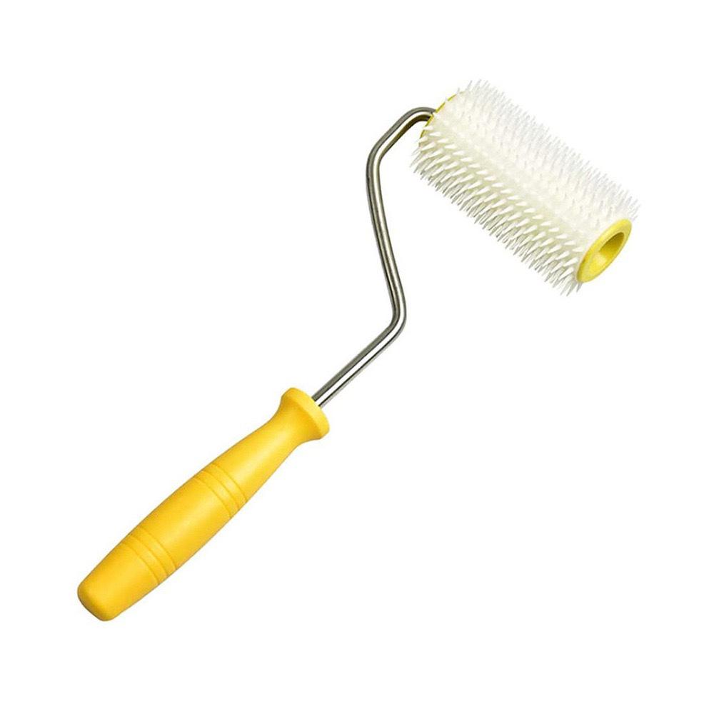 Beekeeping Tool Set: Plastic Handle Roller Needle Comb & Wood Handle Propolis Collector
