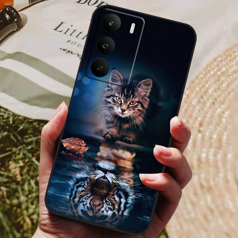 For OPPO Realme C71 Case Soft Silicone Luxury Shockproof Cover for Realme C73 TPU Coque Cute Cat Funda Shell RealmeC71 4G Global