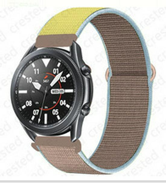 Compatible Nylon Loop Velcro Strap for Samsung/Huawei S3/S2/Watch GT/GT2 - 22mm 22mm