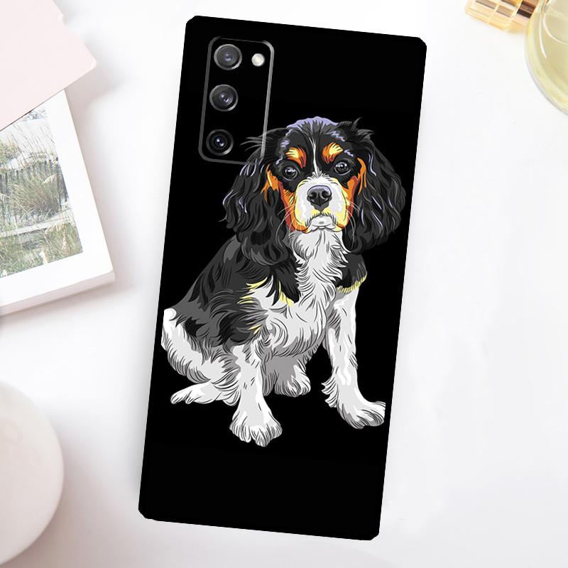 Cavalier King Charles Spaniel Dog Case For Samsung Galaxy S22 S23 S24 Ultra Plus Note 10 20 S8 S9 S10 S20 FE S21 FE Cover