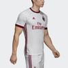 Adidas Ac Milan Away Football Sports Short Sleeve T-Shirt 2017-18 Season Fan Edition Men Tops White BR8946