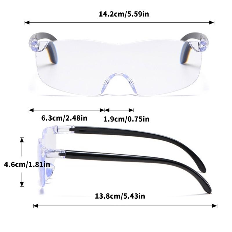 10Pcs High Definition Magnifying Reading Glasses For Senior with Clear Large PC Lens AntiScratch Wide View Eyewear
