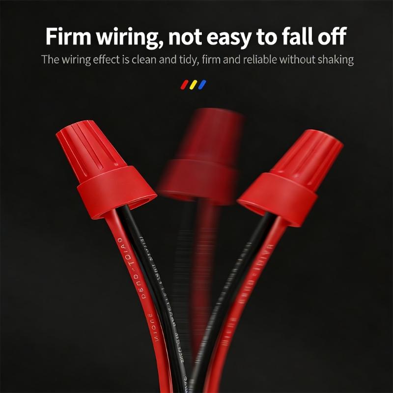 High Temperatures Resistant Spirals Wire Caps Terminals Quick Wire Connector For Safe And Fast Wire Joining