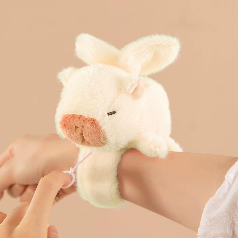 Kapibala Pony Ring Capybara Doll Bracelet Doll Plush Toy Girl Doll Children Wrist Circle