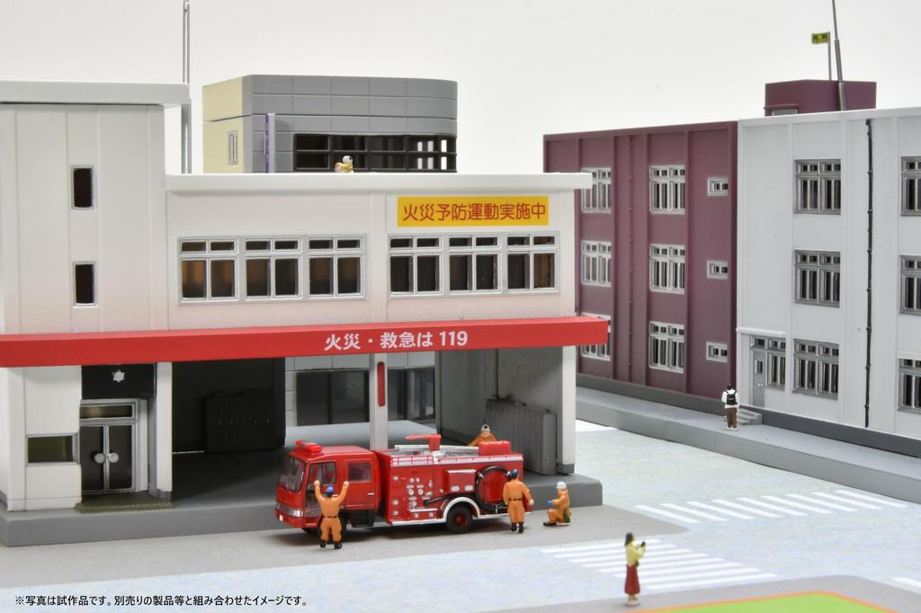 TOMYTEC Diorama Accessories 146 Fire Brigade Diorama Supplies 338055 Truck/Fire