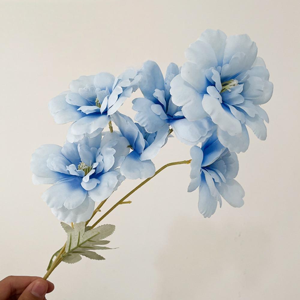 Artificial Flowers Core Content 6 - Head Danfeng Peony Fake Flowers for Wedding Decoration Home Decor High Quality Lifelike