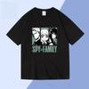 Camisetas de Algodón para Hombre y Mujer Colaboración Spy X Family, Ropa Temática de Anime 2D, Camisetas Casuales para Casa