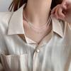 Sparkling necklace female Korean version Internet celebrity design temperament simple collarbone chain accessories
