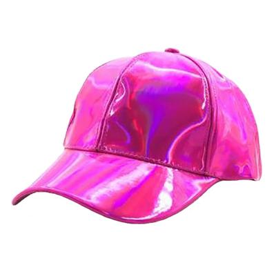 WHITE FANG CZ175 Colorful Cap with Cool Aurora Neon Casual for Men and Women (Rose) Brim, Design,