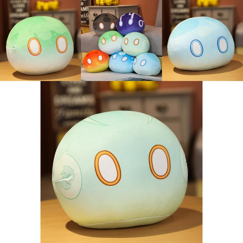 Genshin Impact Slime Theme Adorable Plush Dolls Perfect Kids Gift Cartoon Pillow
