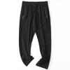 Export Export Tail Single Summer Thin Straight-leg Casual Pants Men's Fashion Brand Ankle Banded Ice Silk Quick-Drying Stretch Sports Pants