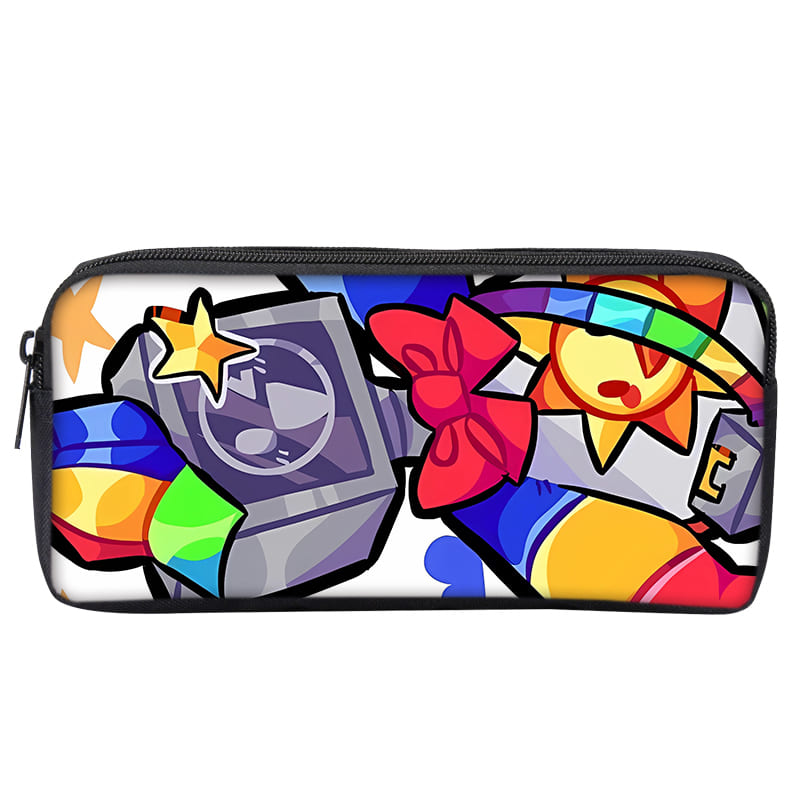 Hot Game Sprunki Single Layered Pencil Case for Boy/Girls Children Best Gifts 3D Cartoon Teenager Pencil Pouch School Supplies