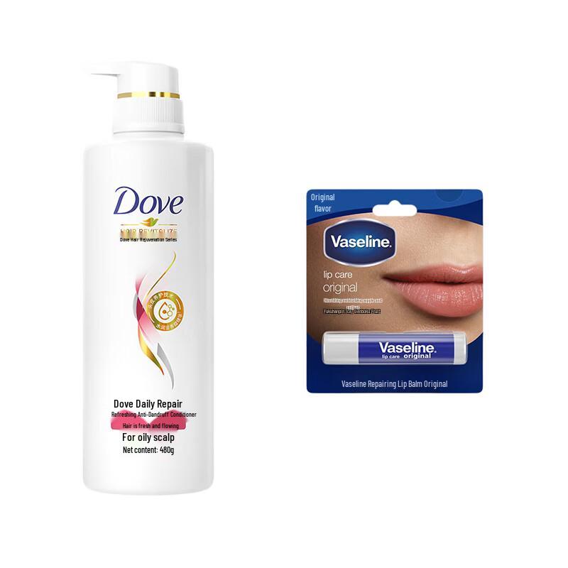 

Vaseline Lip Balm & Refreshing Anti-Dandruff Conditioner Set