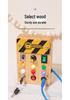 Children's LED Circuit Switch Board - Montessori Educational Busy Board Toy