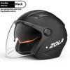 3/4 Half Helmet For Men Women Motorcycle Open Face Helmet Dual Sun Visor Quick Release Buckle Cycling Motocross Riding Equipment