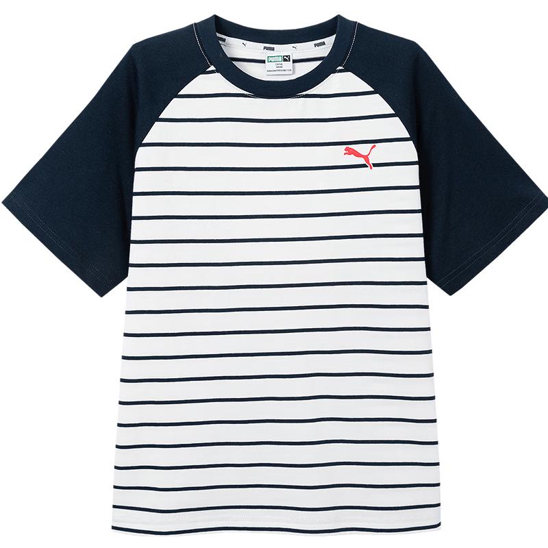 Puma Kids Summer Short Sleeve Patchwork T-Shirt