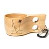 Scandinavian Finnish Moomin Kuksa by Outdoor Wooden Mug Retki, (Dad)