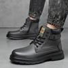 Fashion Men's Outdoor Autumn and Winter Boots Fashion Designer Style Work and Office Business High Quality Street Walking Shoes Hot