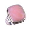 Natural Pink Opal Gemstone Handmade 925 Solid Sterling Silver Ring Size 6 l5A07