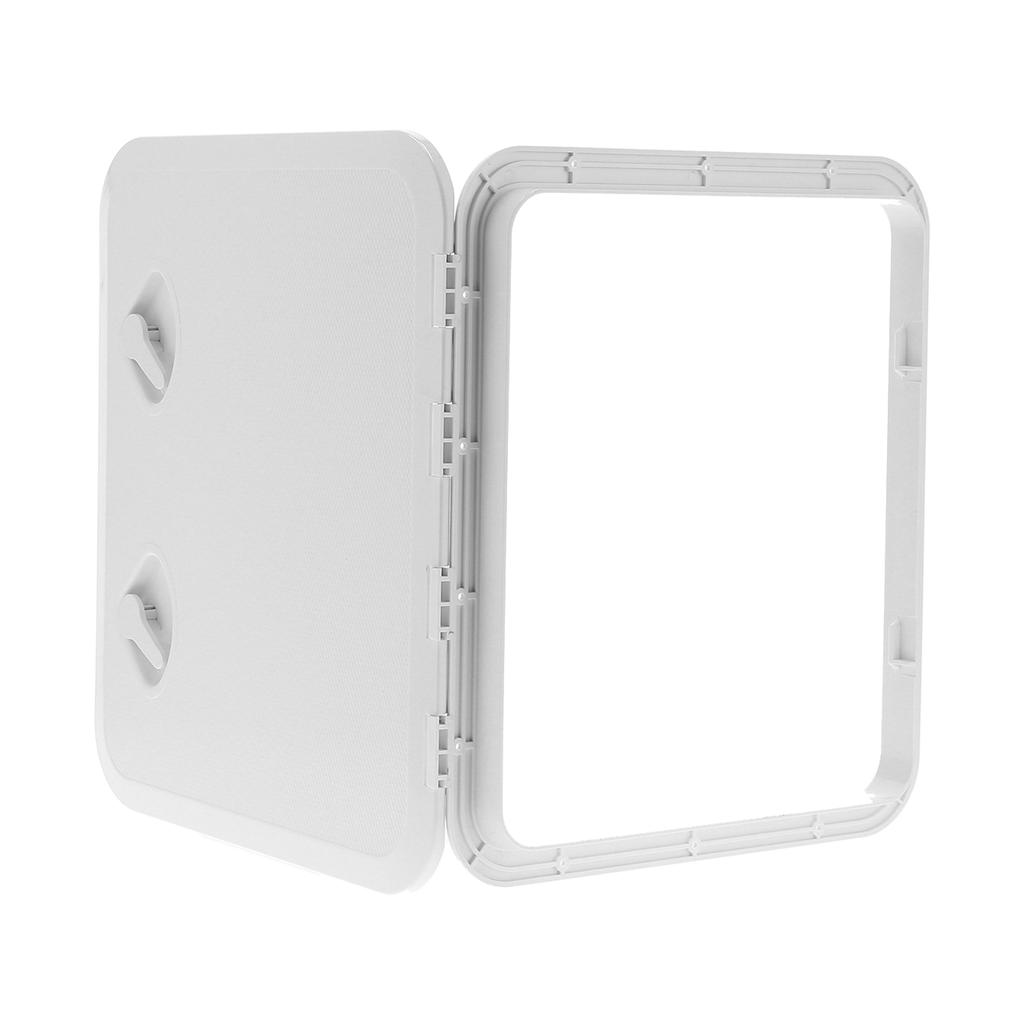 Deck Access Inspection Cover Anti UV with Lock Accessory for Marine Boat 20x18in(Black )