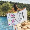 Women Love Bunny Towel Quick Drying Beach Towels Are Suitable For Swimming Pools Camping Yoga And The Gym