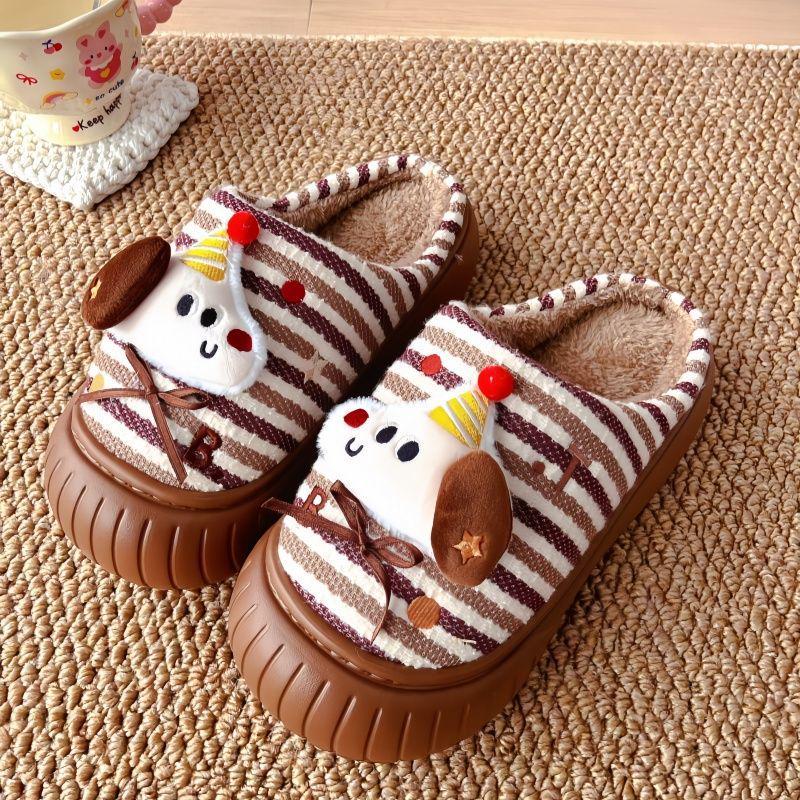 

Женские милые хлопковые тапочки с таксой - Увеличивающие рост, Нескользящие, Пушистые, Домашняя обувь для осени/зимы 40/41 fits 39/40