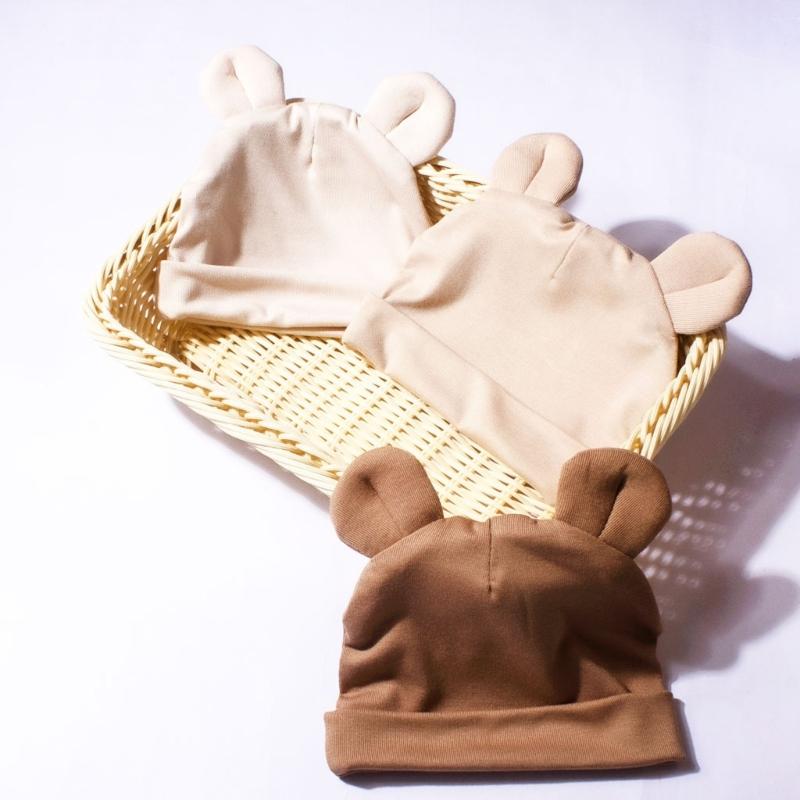 6pcs Infant Beanies Hats Breathable Cotton Spring Hat Newborn Hospital Hat Suitable for Newborns Aged 0 To 2 Months