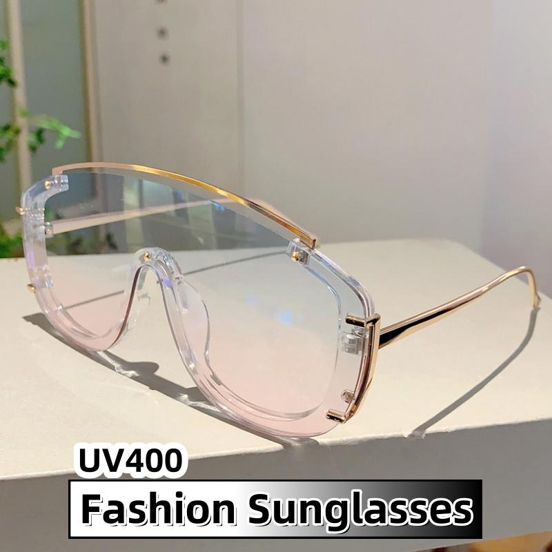 Versatile Elegant Sunglasses Advanced Metal Full Frame Uv400 Protection Outdoor Street Photography Travel Shades Glasses