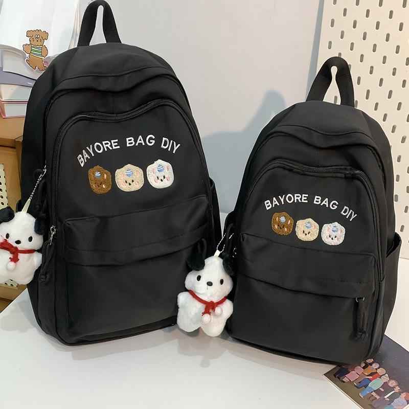 

New Schoolbag for Elementary School Students Junior High School Girls High Value Letters Small Backpack
