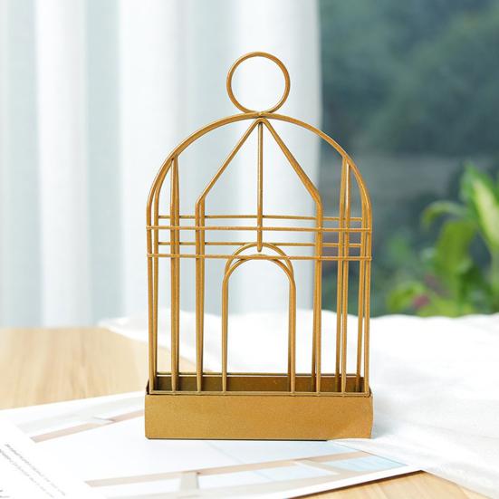 Bird Cage Incense Coil Holder with Spiral Incense Hanger Stand Catcher Tray Repellent Portable Incense