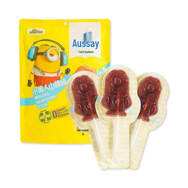 Aosai Minions Hawthorn Fruit Bars Snack, 300g