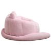 Cat-Shaped Sofa with Long Tail Adult Beanbag without Installation Suitable for Living Room, Bedroom etc. Relax and Enjoy Life, Pink