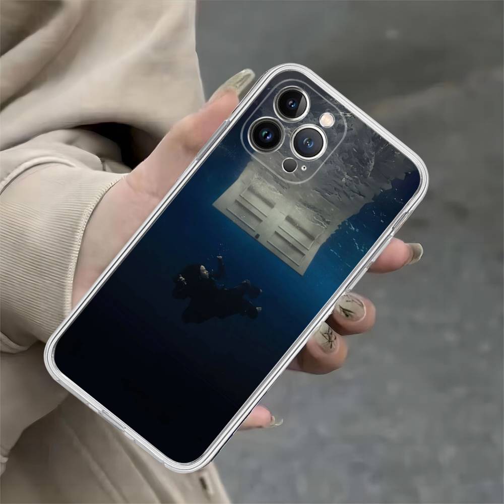 Pop E-Eilish Ster B-billie Transparante Telefoonhoes Voor IPhone 17 Air 16 Pro Max 15 14 13 12 11Plus Schokbestendige Hoes