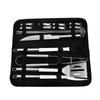 Stainless Steel BBQ Grilling Tool Set for Outdoor Cooking