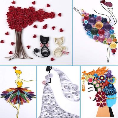Papier Quilling Gereedschap Kit Sets Kunst Handwerk Scrapbooking Handgemaakt Handwerk Kerstcadeau Papier Decoratie Gereedschap Quilling Kits
