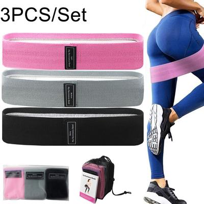 3 Stück Widerstand Hüfte Po Bänder Gesäß Oberschenkel Elastische Trainingsbänder Kniebeugen Kreis Stretch Fitnessbänder Schlaufen Yoga Fitnessstudio Ausrüstung