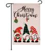 1 Ft. X 1.5 Ft. Polyester Merry Christmas 3 Festive Gnomes 2-Sided Garden Ag B EEJ UUN