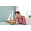UGEARS 3D Puzzles for Adults Trimaran Merihobus - Wooden Mechanical Models Construction Craft Kits for Adults