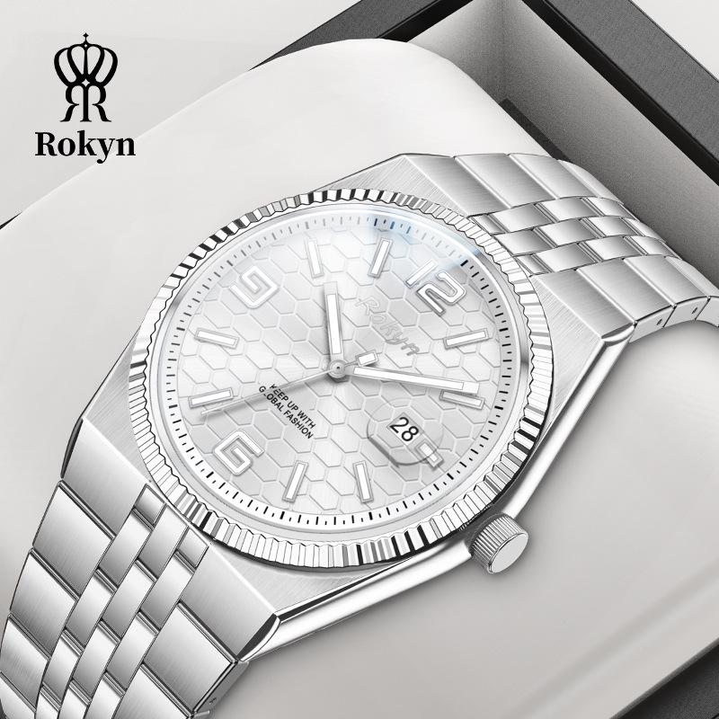 Luxury Men's Waterproof Quartz Watch with Calendar - Land Rover Style