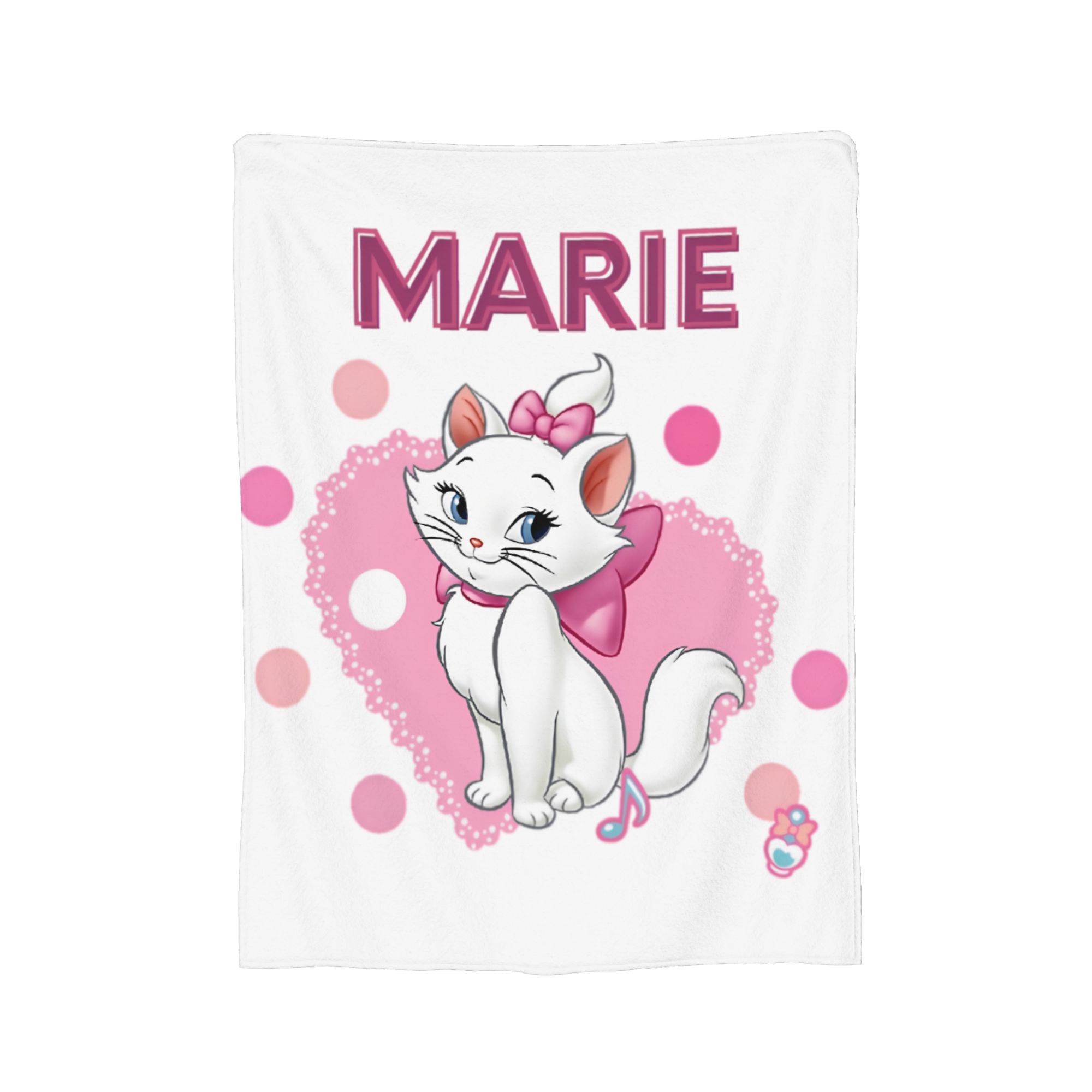 

Marie Cat Cartoon Cat Wool Blanket Customized Throw Blanket for Bed Sofa Couch 150*125cm Quilt 75cmx90cm