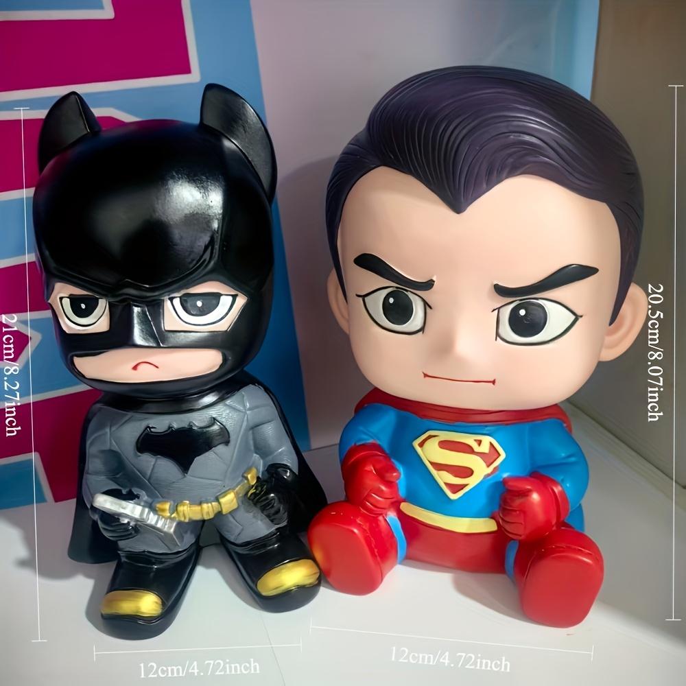 Batman and Superman Decorative Children's Piggy Bank Coin Storage Box Desktop Ornaments Decoration