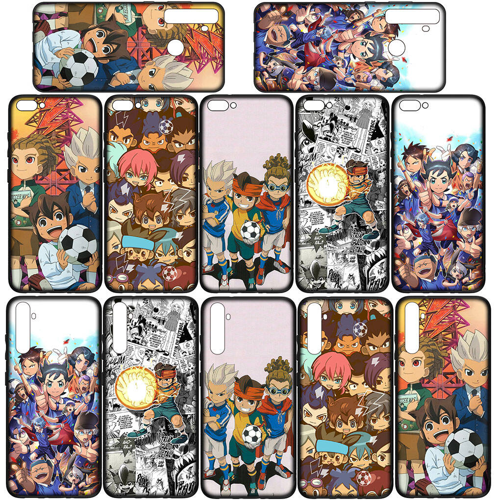 Phone Case for iPhone 17 16 15 Plus Huawei P30 P20 Lite Y9 Redmi Note 14 12 11 13 Pro Max OPPO A60 A80 A40 A18 A38 A54 Inazumas Cartoon Elevens Cover