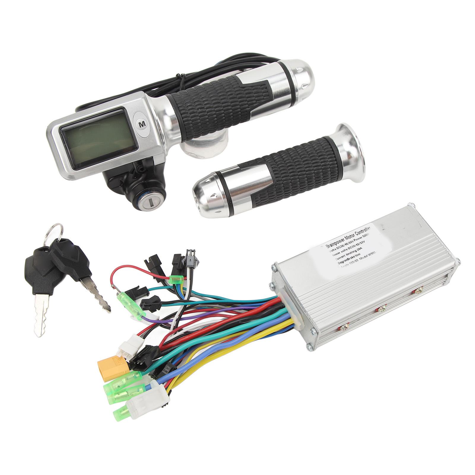 

36 В 48 В 500 Вт 28 А 3-режимный контроллер синусоидальной волны бесщеточный контроллер двигателя с поворотными ручками дроссельной заслонки